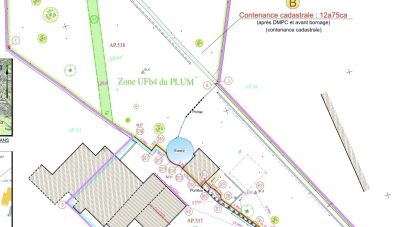 Terrain de 1 271 m² à Saint-Jeannet (06640)