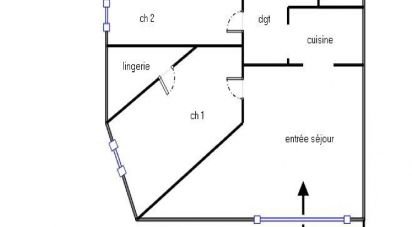 Apartment 4 rooms of 77 m² in Bouguenais (44340)