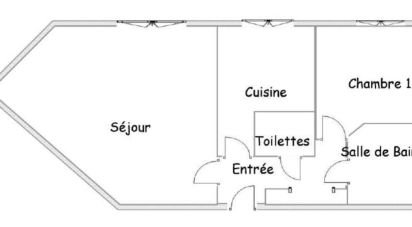 Appartement 2 pièces de 49 m² à Toulouse (31000)