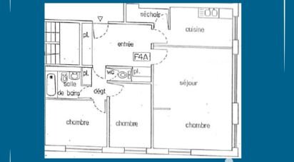 Apartment 4 rooms of 80 m² in Rouen (76000)