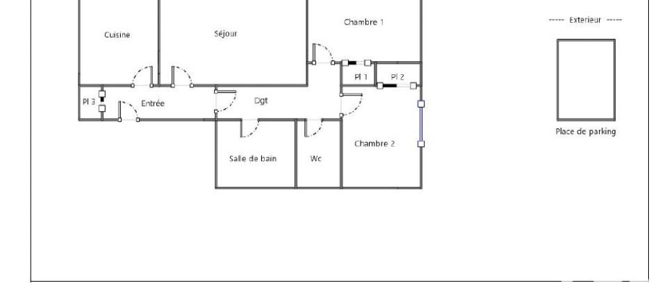 Apartment 3 rooms of 60 m² in Deuil-la-Barre (95170)