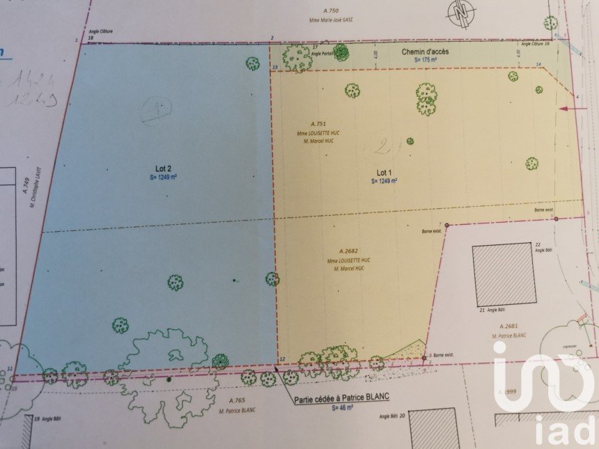 Terrain de 1 249 m² à Graulhet (81300)