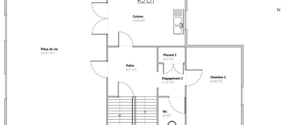 House 5 rooms of 106 m² in Lanester (56600)