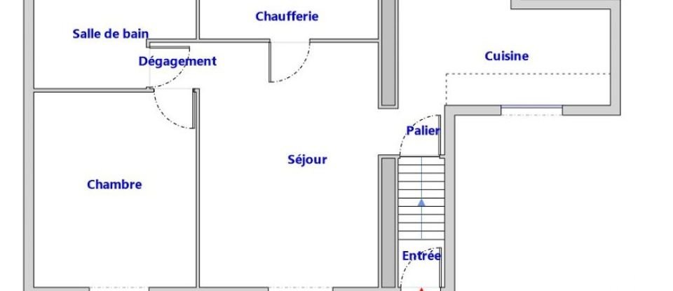 Apartment 2 rooms of 40 m² in Nantes (44000)