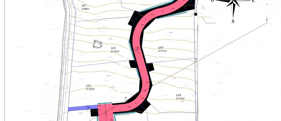 Land of 968 m² in Préaux (07290)