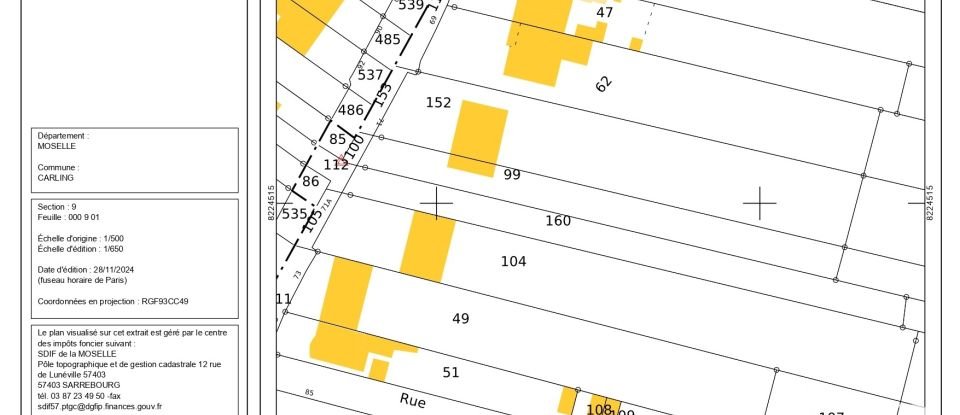 Land of 690 m² in Carling (57490)