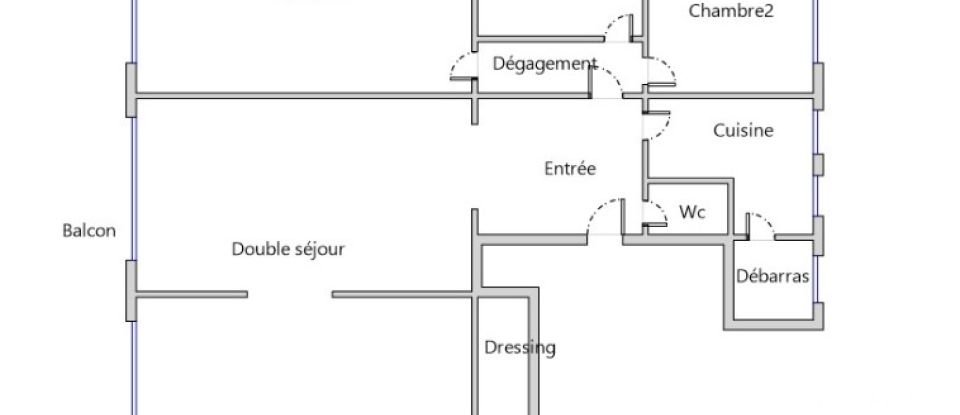 Appartement 4 pièces de 81 m² à Asnières-sur-Seine (92600)