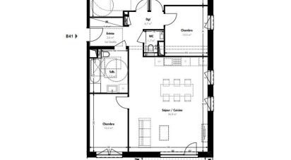 Apartment 5 rooms of 95 m² in Villerupt (54190)