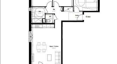 Apartment 4 rooms of 82 m² in Villerupt (54190)