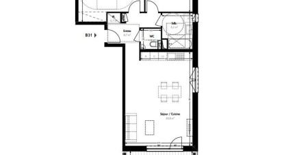 Apartment 3 rooms of 70 m² in Villerupt (54190)