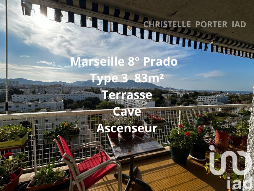 Apartment 3 rooms of 83 m² in Marseille (13008)