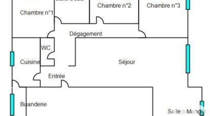 Apartment 4 rooms of 96 m² in Brest (29200)