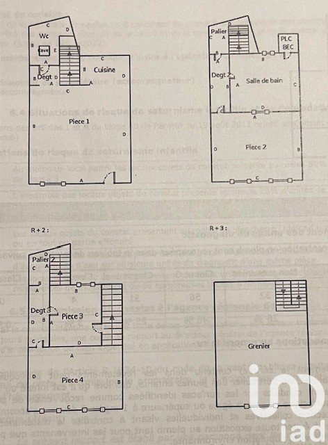 Town house 7 rooms of 85 m² in Cambrai (59400)