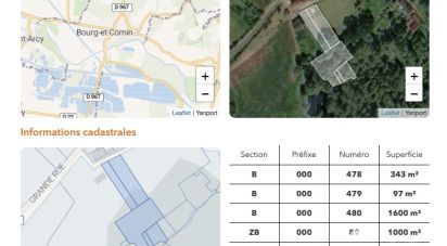 Terrain de 3 600 m² à Moulins (02160)