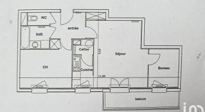 Apartment 2 rooms of 54 m² in Béthune (62400)