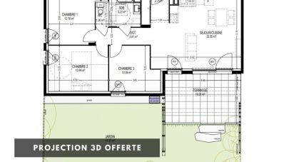 Appartement 4 pièces de 83 m² à Domène (38420)