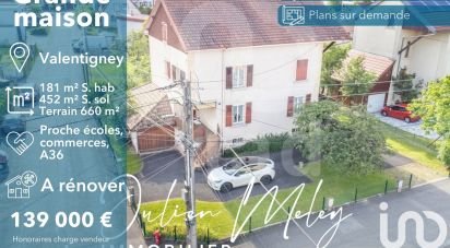 House 10 rooms of 181 m² in Valentigney (25700)