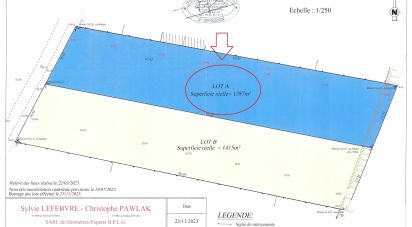 Terrain de 1 387 m² à Beuvry-la-Forêt (59310)