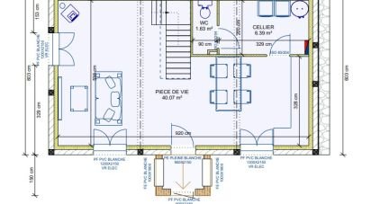 House 4 rooms of 137 m² in Le Mesnil-Adelée (50520)