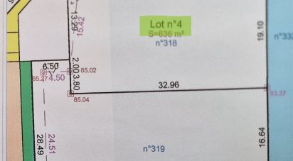 Land of 636 m² in Pontivy (56300)