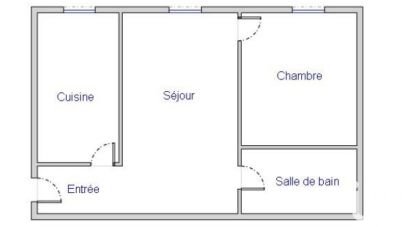 Apartment 2 rooms of 45 m² in Antony (92160)