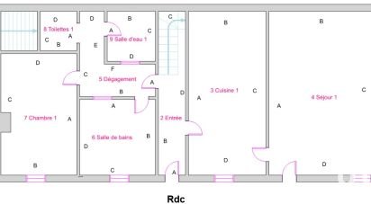 Maison de campagne 6 pièces de 210 m² à Louzac-Saint-André (16100)