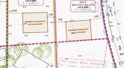 Land of 1,058 m² in Breuillet (91650)