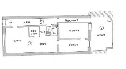 Appartement 3 pièces de 58 m² à Pont-à-Mousson (54700)