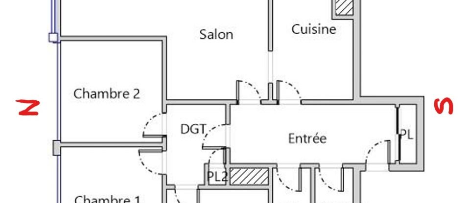 Apartment 4 rooms of 100 m² in Strasbourg (67000)