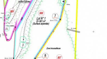 Land of 3,984 m² in Gilette (06830)