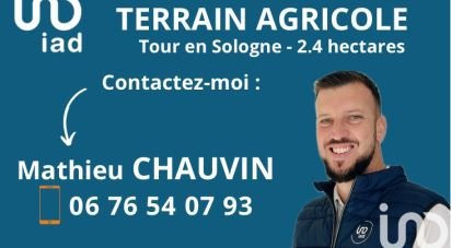 Agricultural land of 24,662 m² in Tour-en-Sologne (41250)