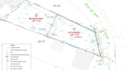 Terrain de 300 m² à Vertou (44120)