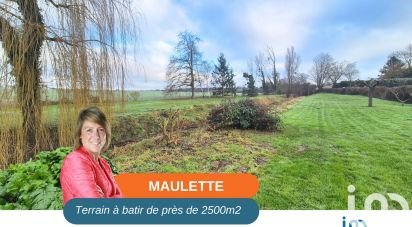 Land of 2,500 m² in Maulette (78550)