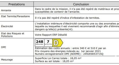 Studio 1 room of 18 m² in Suresnes (92150)