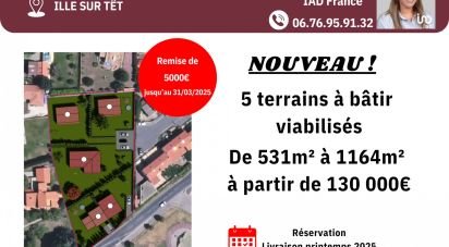 Terrain de 566 m² à Ille-sur-Têt (66130)