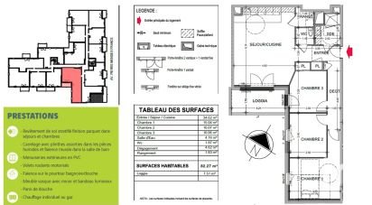 Apartment 4 rooms of 82 m² in Avrillé (49240)