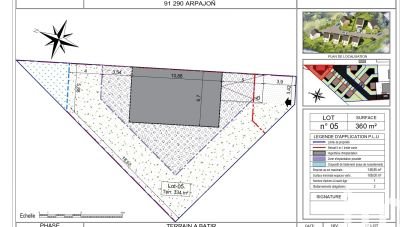 Land of 334 m² in Arpajon (91290)