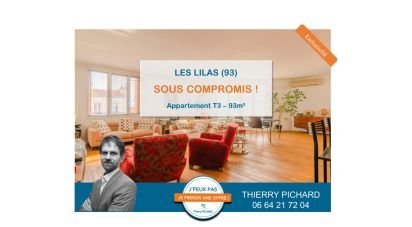 Appartement 4 pièces de 92 m² à Les Lilas (93260)