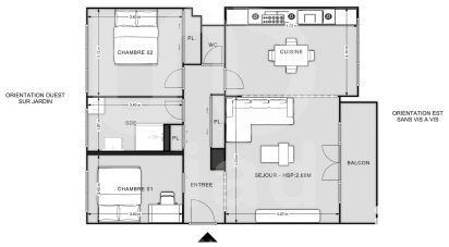 Appartement 4 pièces de 72 m² à Bougival (78380)