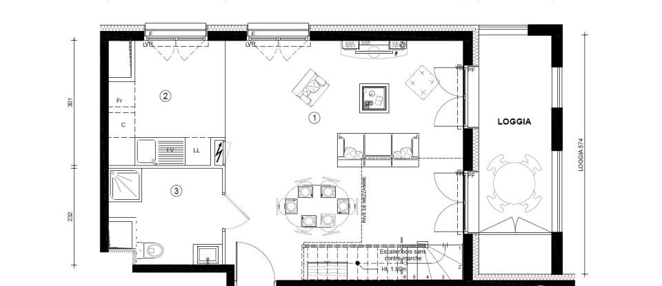 Duplex 4 pièces de 90 m² à Asnières-sur-Seine (92600)