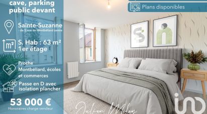 Apartment 2 rooms of 63 m² in Sainte-Suzanne (25630)