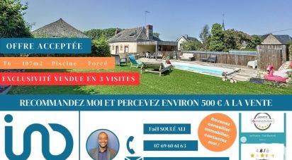 Village house 5 rooms of 107 m² in Forcé (53260)