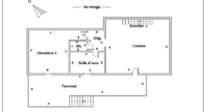 Maison de village 4 pièces de 52 m² à Saint-Martin-d'Ardèche (07700)