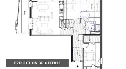 Appartement 4 pièces de 91 m² à Claix (38640)