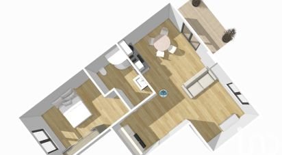 Appartement 2 pièces de 50 m² à Aix-les-Bains (73100)