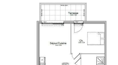 Apartment 2 rooms of 38 m² in Saint-Laurent-du-Var (06700)