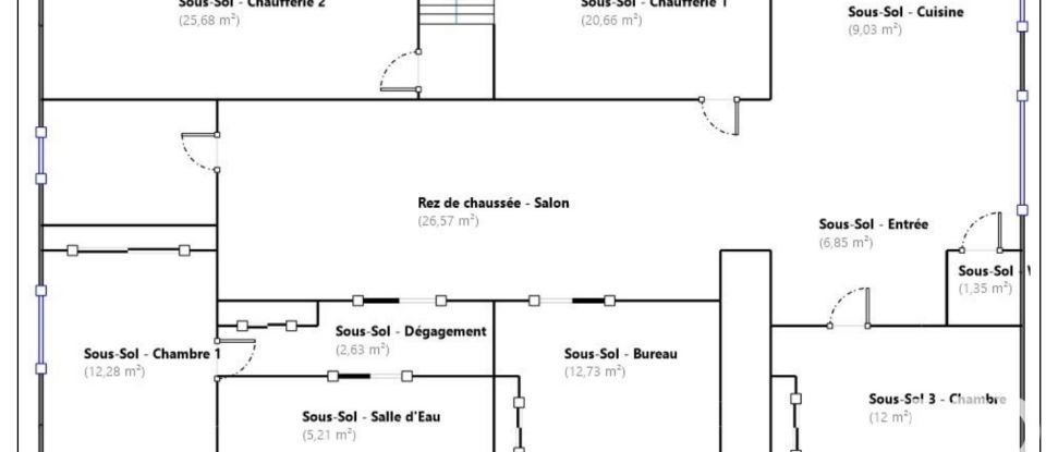 Traditional house 5 rooms of 230 m² in Saint-Jeannet (06640)