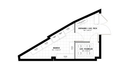 Restauration rapide de 81 m² à Paris (75016)