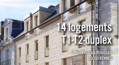 Duplex 2 rooms of 40 m² in Rennes (35000)