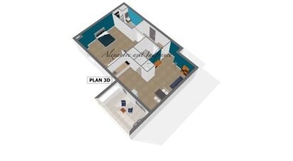 Apartment 2 rooms of 42 m² in Orvault (44700)